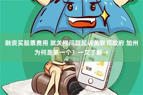融资买股票费用 就关税问题起诉美联邦政府 加州为何是第一个？一文了解→